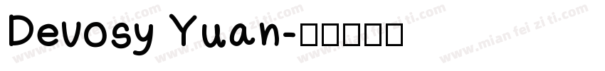 Devosy Yuan字体转换
